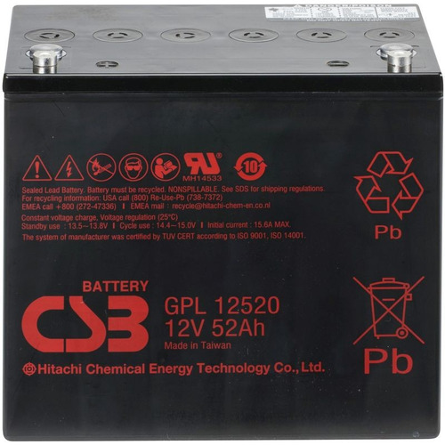 Аккумулятор CSB GPL 12520