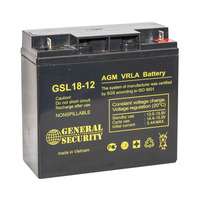 Аккумулятор General Security GSL 18-12L