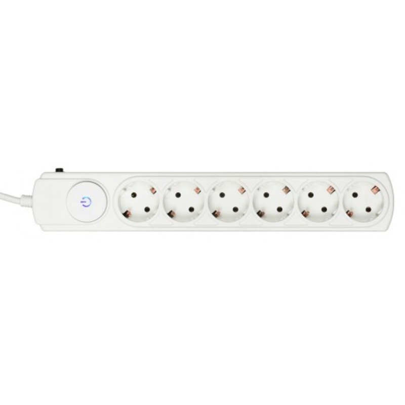 Сетевой фильтр Ippon BK112 1.8м (6 розеток) белый для ИБП