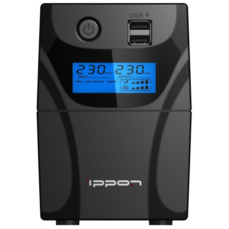 ИБП Ippon Back Power Pro II Euro 850 480 Вт 850 ВА Черный