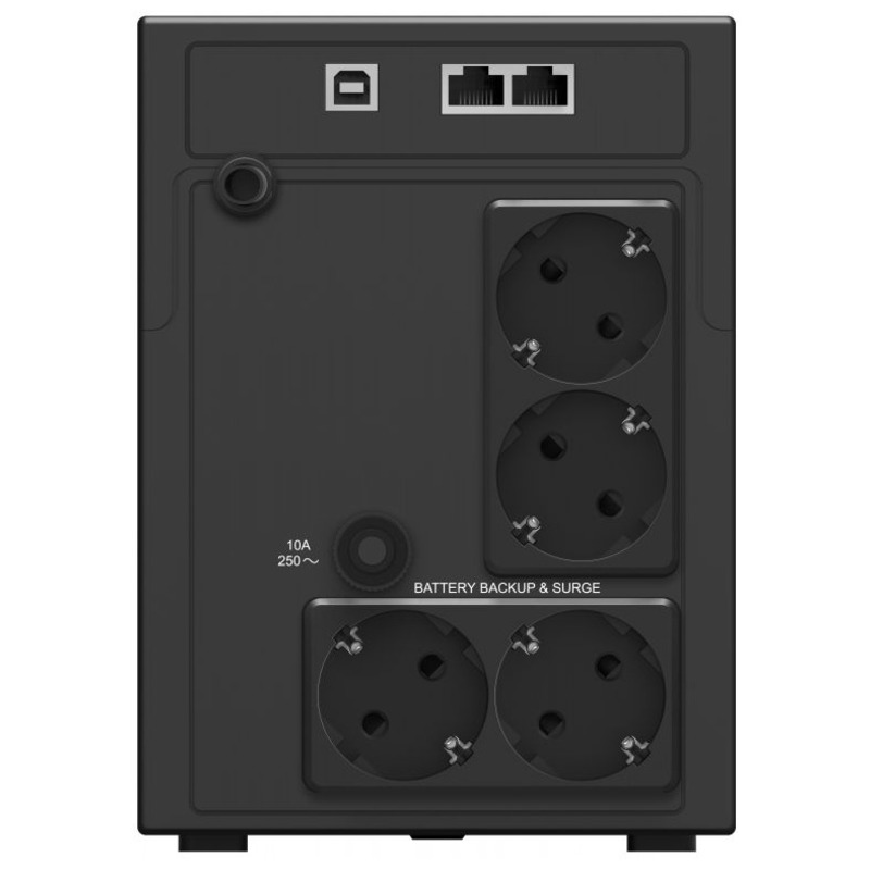 ИБП Ippon Smart Power Pro II Euro 1200 720 Вт 1200 ВА Черный