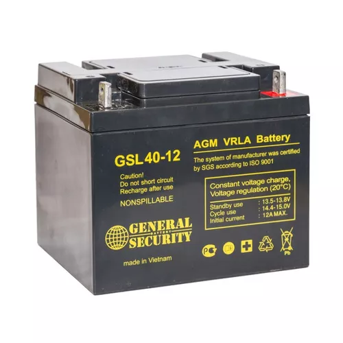 Аккумулятор General Security GSL 40-12