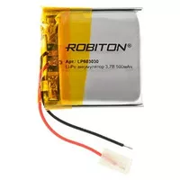 Аккумулятор ROBITON LP603030 3.7В 500мАч PK1 14905