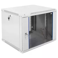Шкаф телекоммуникационный настенный ЦМО разборный ЭКОНОМ 9U (600 × 520) дверь стекло ШРН-Э-9.500