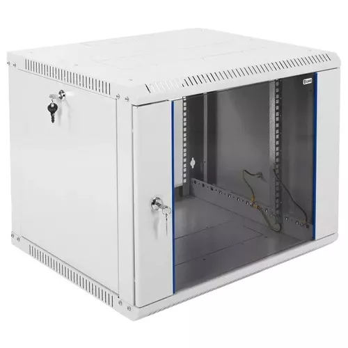 Шкаф телекоммуникационный настенный ЦМО разборный ЭКОНОМ 9U (600 × 520) дверь стекло ШРН-Э-9.500